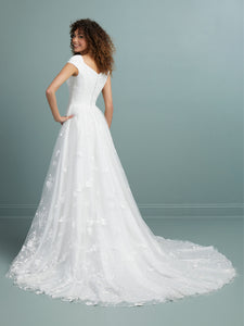 Allover Lace Ball Gown Shown In Ivory/Ivory In Ivory Ivory