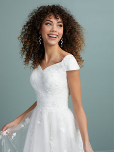 Allover Lace Ball Gown Shown In Ivory/Ivory In Ivory Ivory