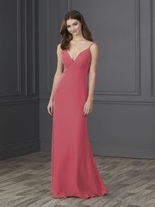 Chiffon A-Line Gown In Lipstick