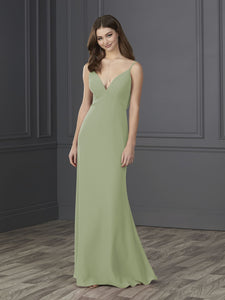 Chiffon A-Line Gown In Meadow