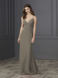 Chiffon A-Line Gown In Mink