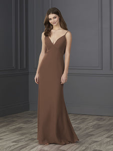Chiffon A-Line Gown In Marsala