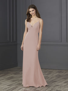 Chiffon A-Line Gown In Rose