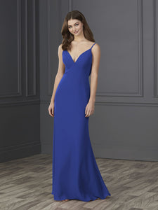 Chiffon A-Line Gown In Royal