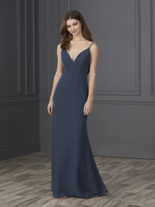 Chiffon A-Line Gown In Sapphire