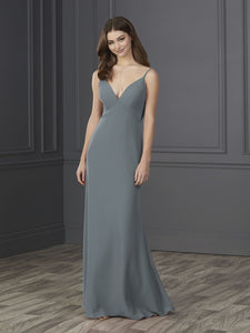 Chiffon A-Line Gown In Slate