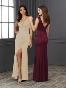 Satin And Tulle Fit-And-Flare Gown In Latte