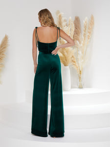 Two-Piece Pant Suit In Hunter